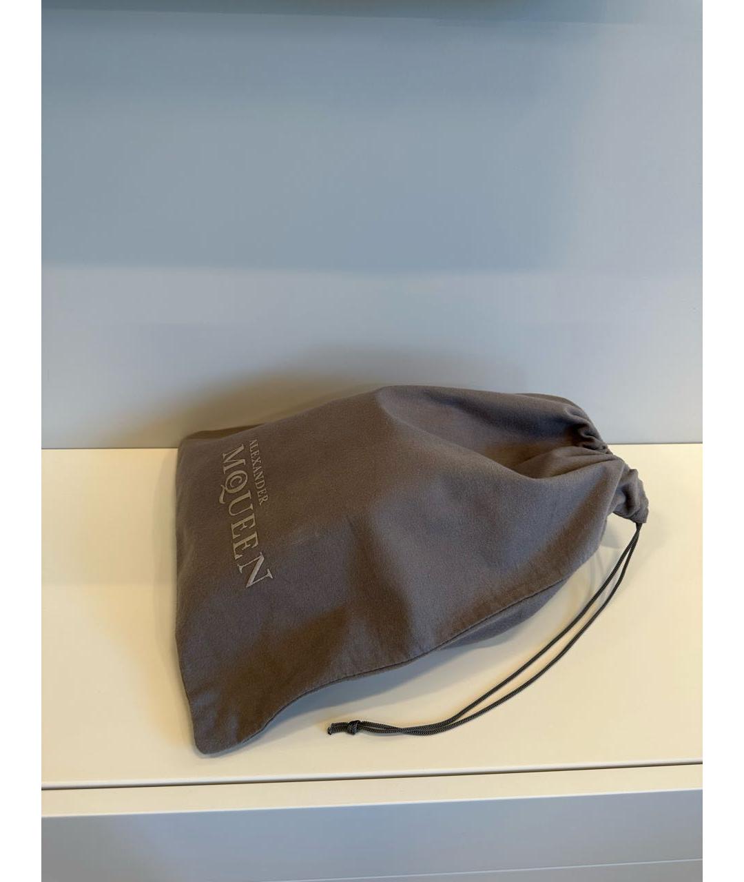 ALEXANDER MCQUEEN Белые кожаные кеды, фото 8