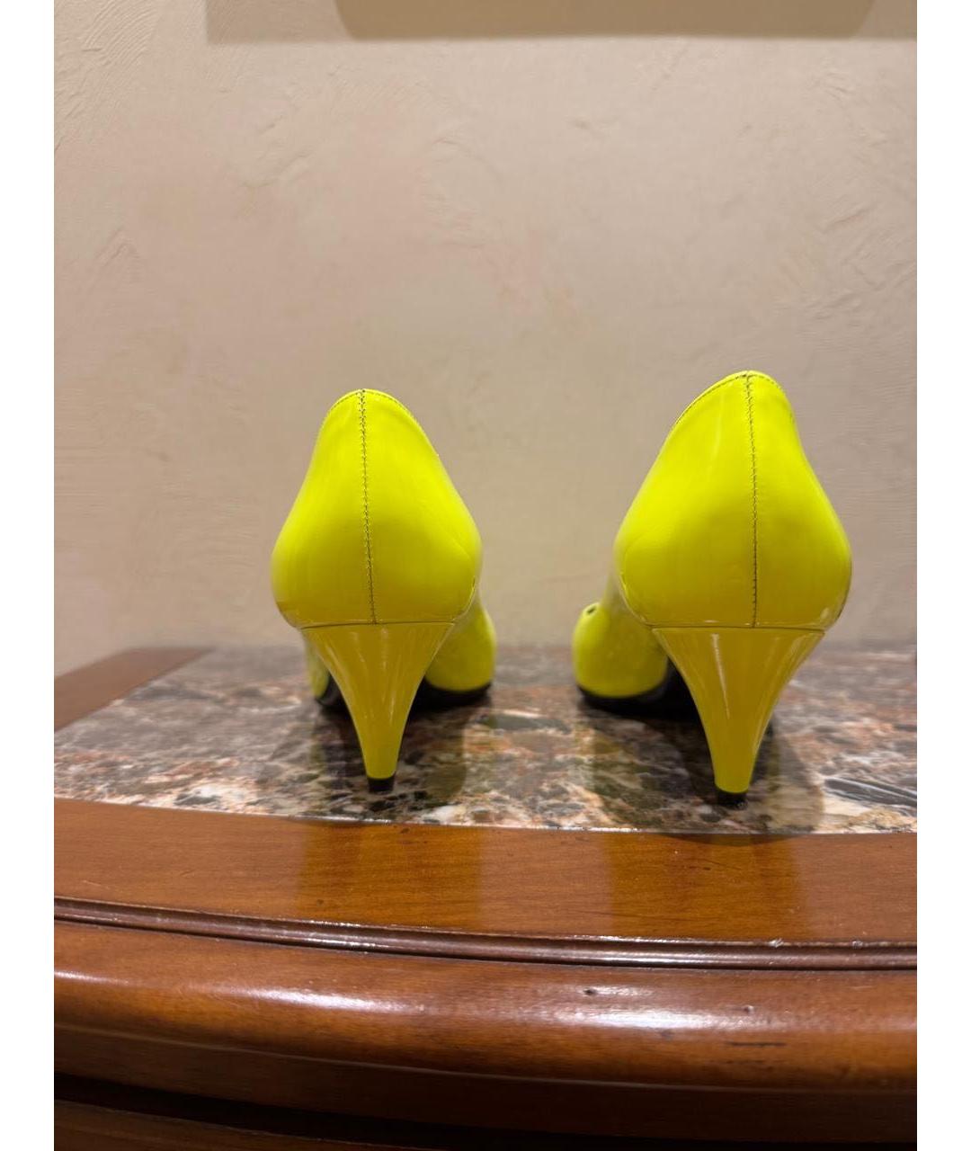 SAINT LAURENT Туфли из лакированной кожи, фото 3