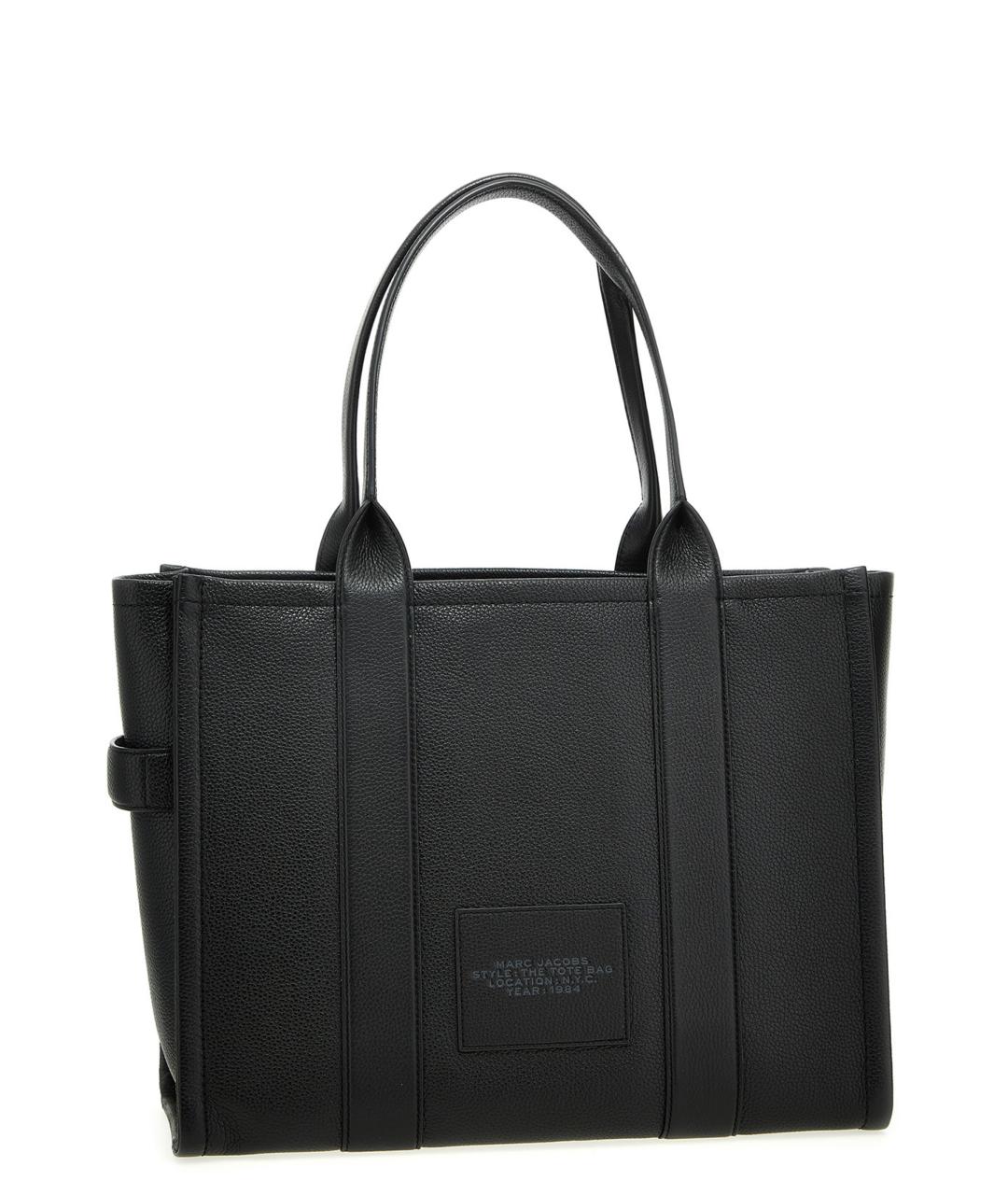 MARC JACOBS Черная кожаная сумка тоут, фото 2