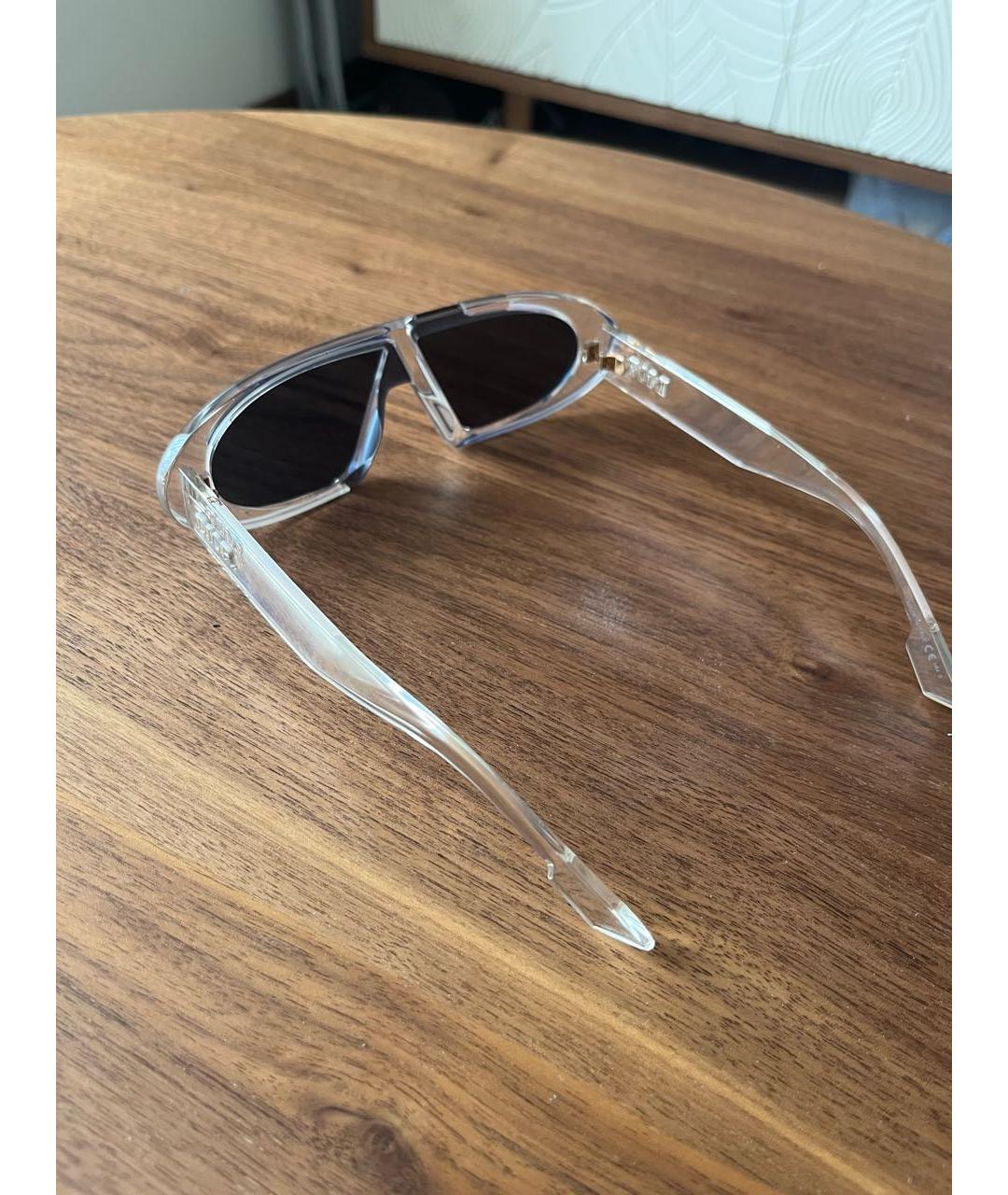 CHRISTIAN DIOR Темно-синие пластиковые солнцезащитные очки, фото 3