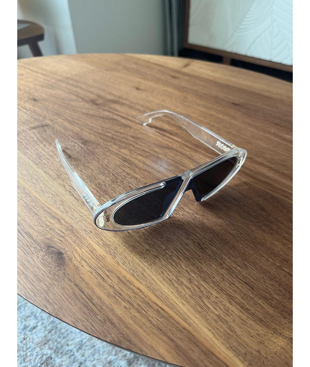 CHRISTIAN DIOR Темно-синие пластиковые солнцезащитные очки, фото 2