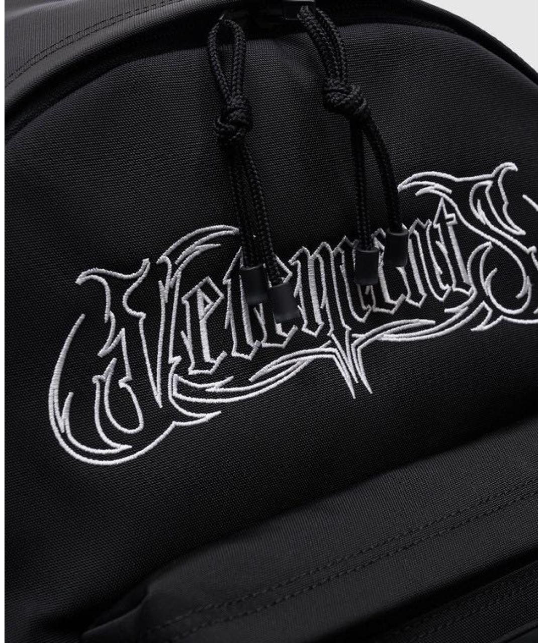 VETEMENTS Черный рюкзак, фото 3