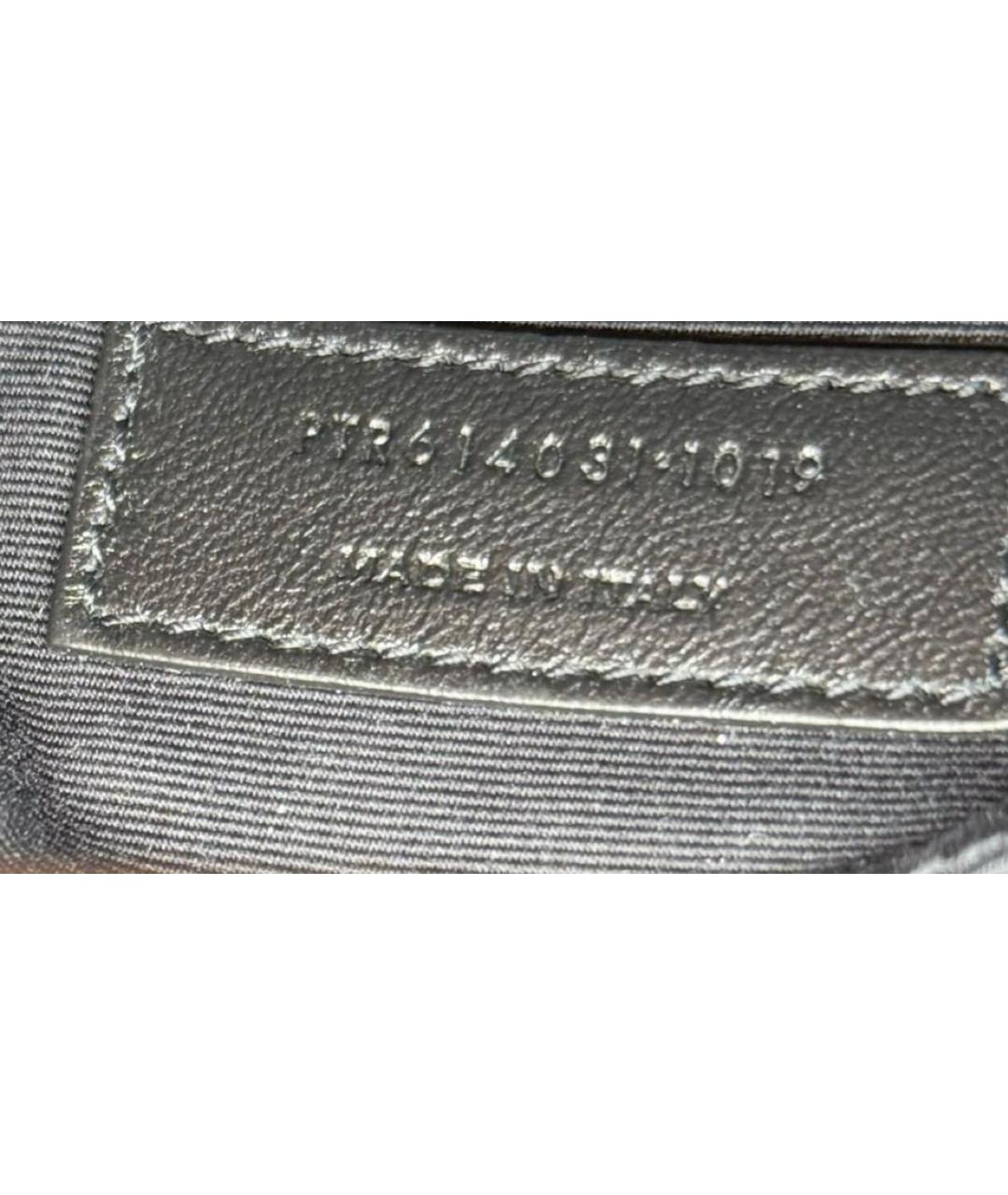 SAINT LAURENT Бежевая кожаная поясная сумка, фото 5