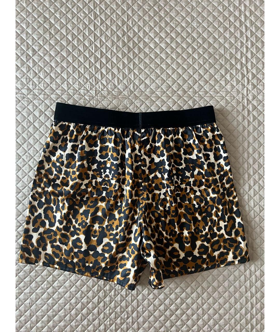 TOM FORD Коричневые шелковые шорты, фото 2