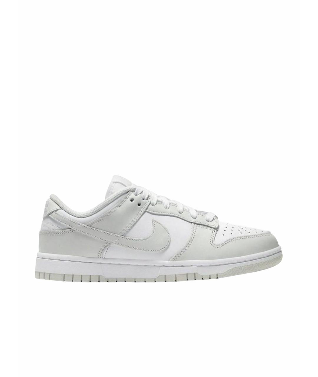 NIKE Серебряные кроссовки из искусственной кожи, фото 1