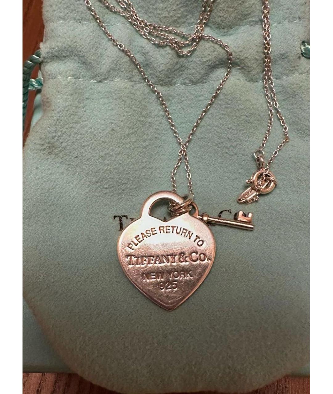 TIFFANY&CO Серебряная серебряная подвеска, фото 2