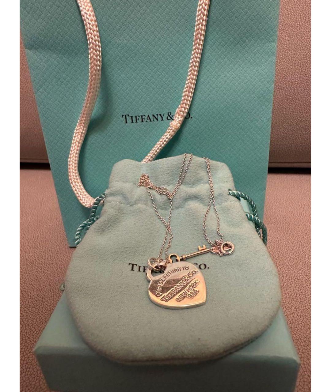 TIFFANY&CO Серебряная серебряная подвеска, фото 3