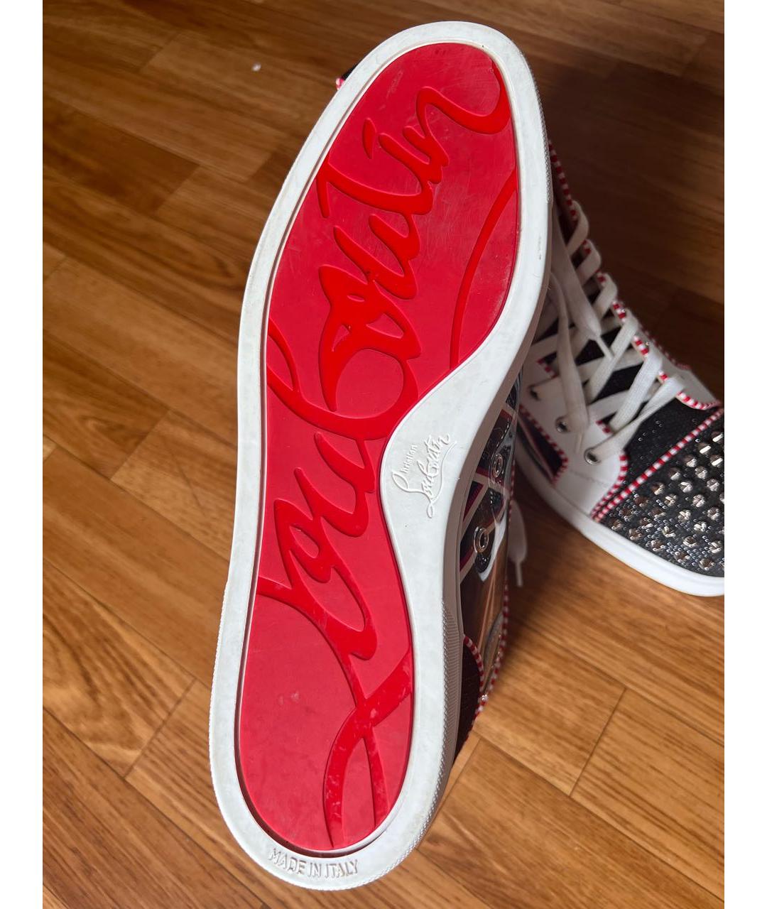 CHRISTIAN LOUBOUTIN Мульти высокие кроссовки / кеды, фото 5