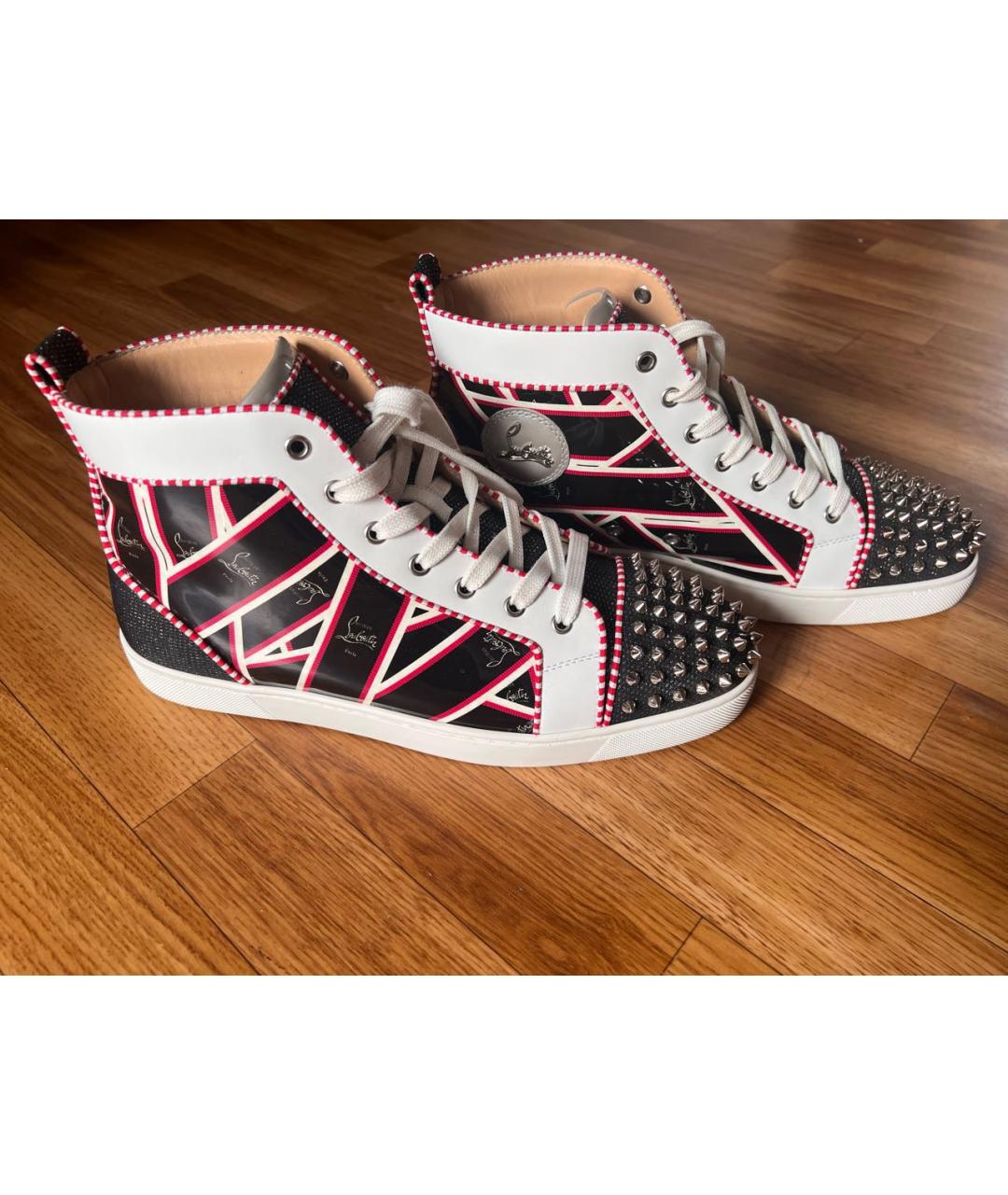 CHRISTIAN LOUBOUTIN Мульти высокие кроссовки / кеды, фото 9