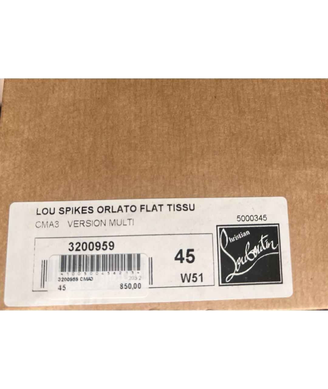 CHRISTIAN LOUBOUTIN Мульти высокие кроссовки / кеды, фото 7