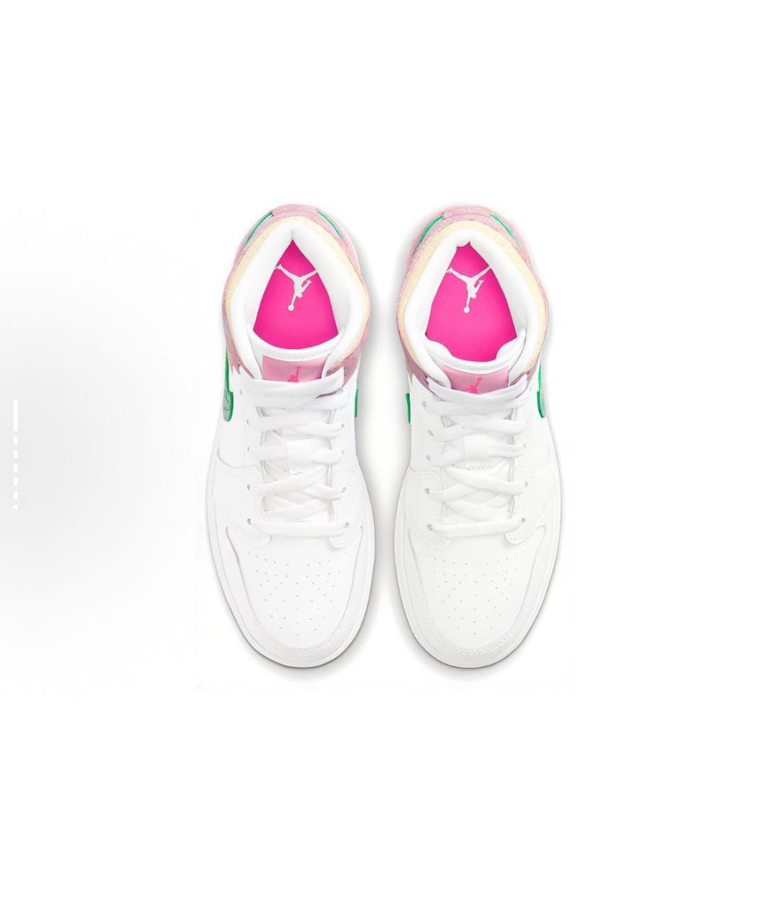 JORDAN Розовые кроссовки из искусственной кожи, фото 3