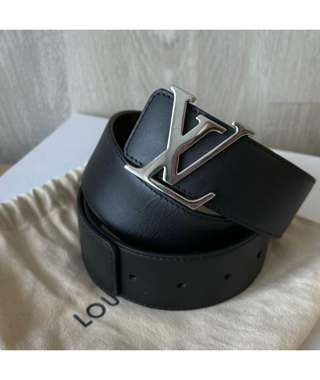 LOUIS VUITTON Черный ремень, фото 5