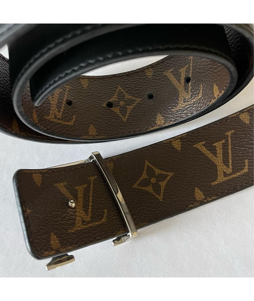LOUIS VUITTON Черный ремень, фото 4