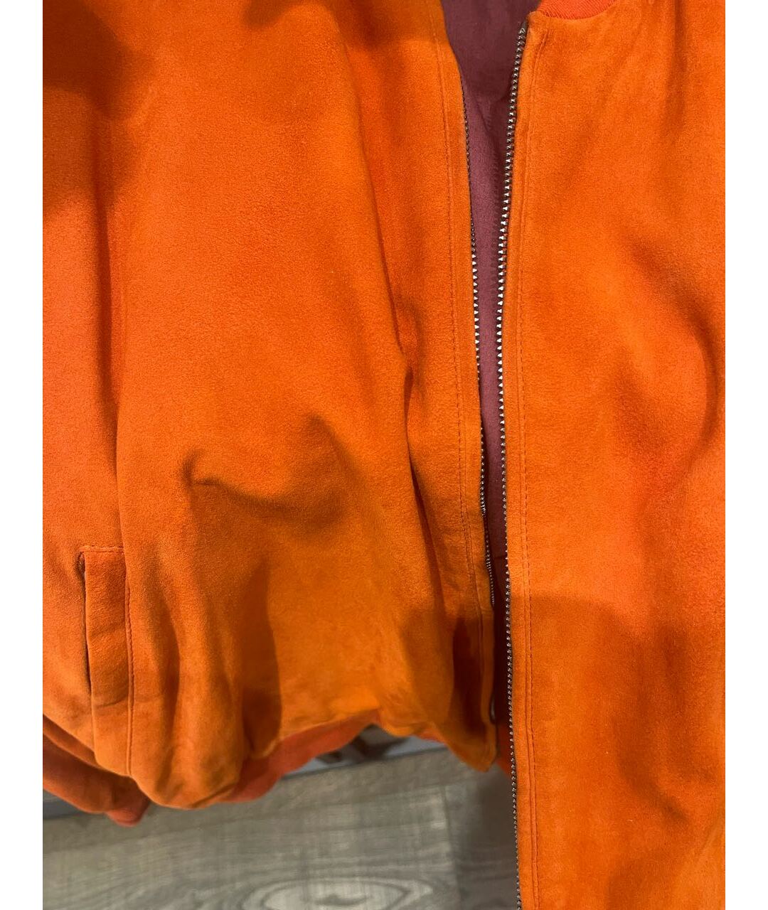 GUCCI Оранжевая кожаная куртка, фото 4