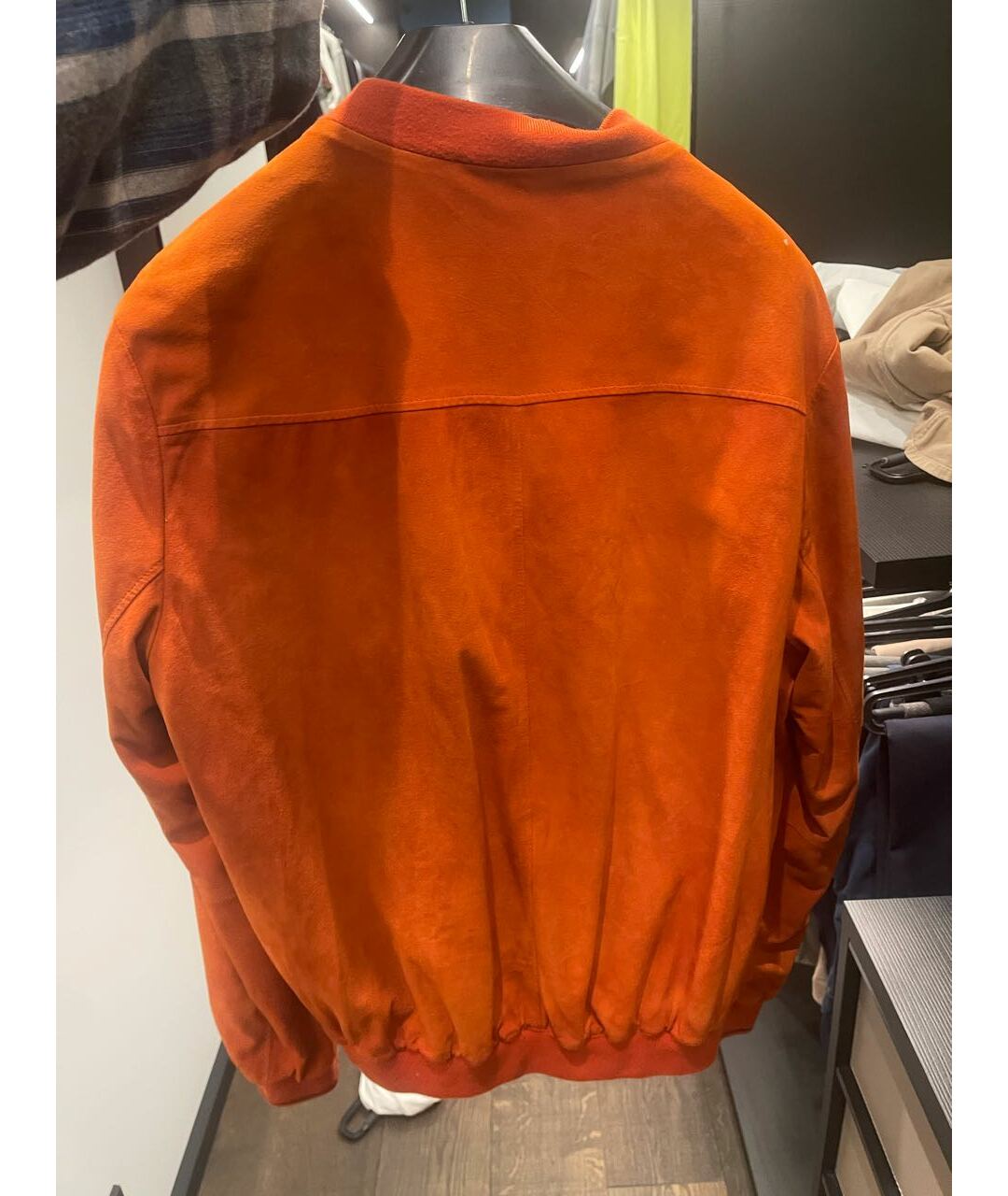 GUCCI Оранжевая кожаная куртка, фото 2