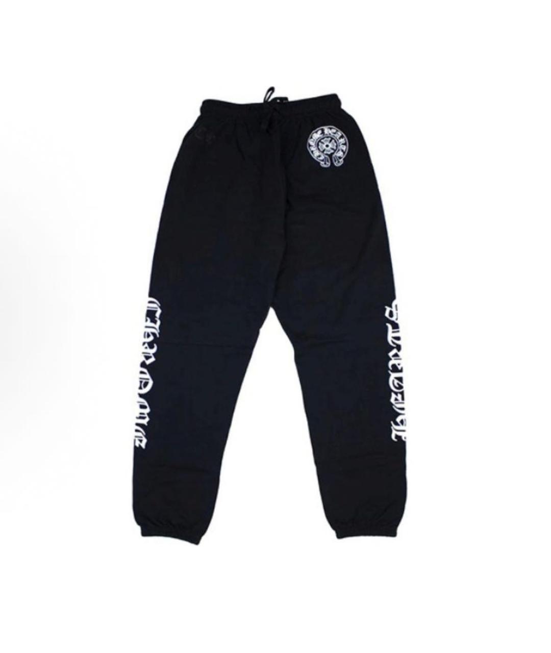 CHROME HEARTS Черные хлопковые спортивные брюки и шорты, фото 1
