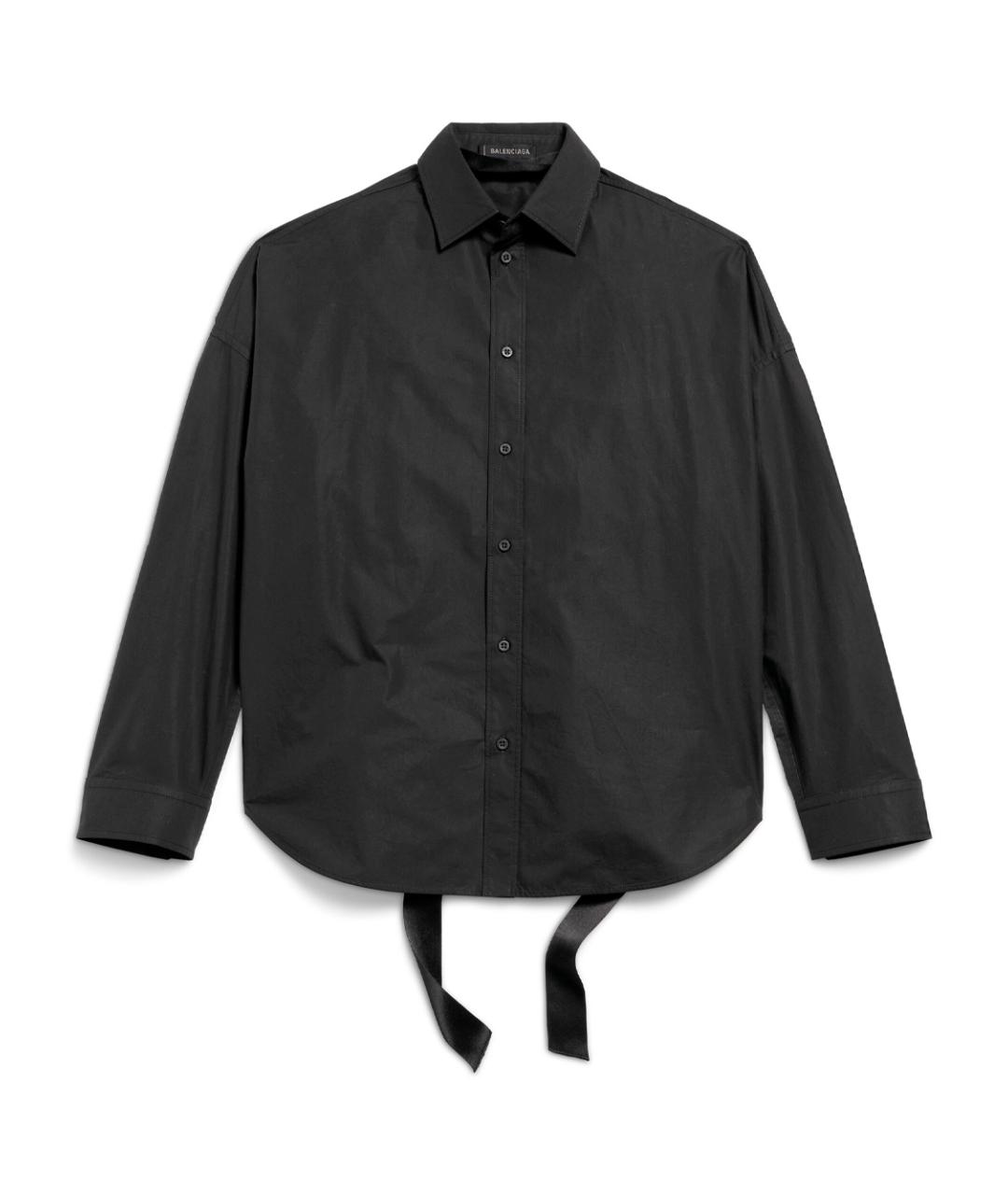 BALENCIAGA Черная хлопковая куртка, фото 1