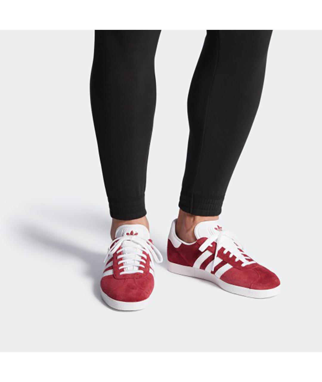 ADIDAS Бордовые кеды, фото 6