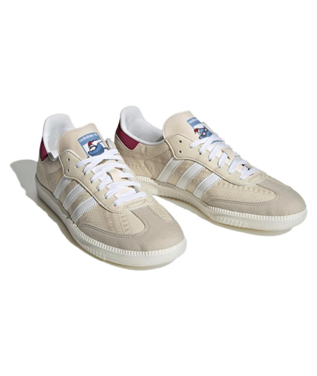 ADIDAS Бежевые кеды, фото 3