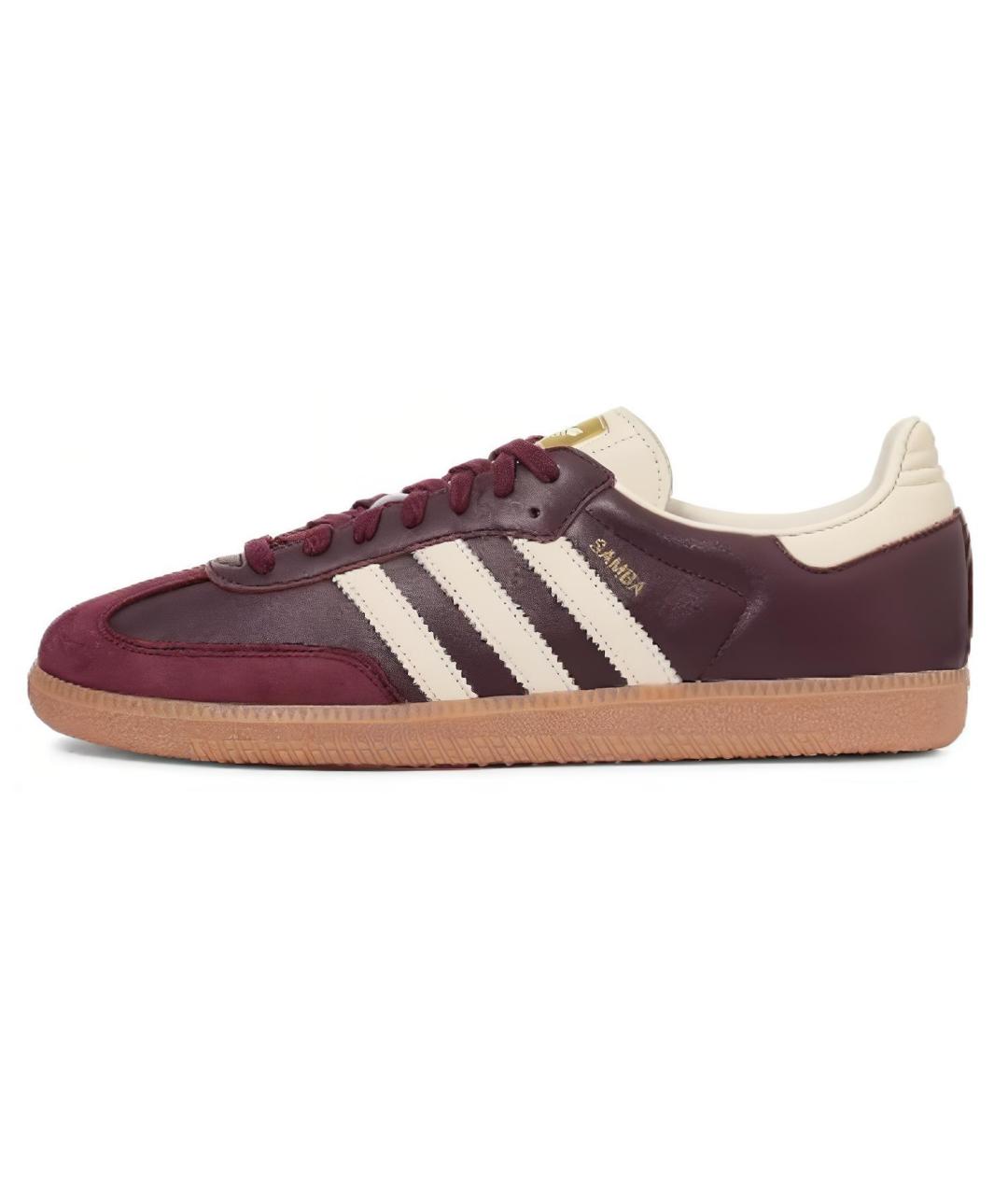 ADIDAS Бордовые кеды, фото 2