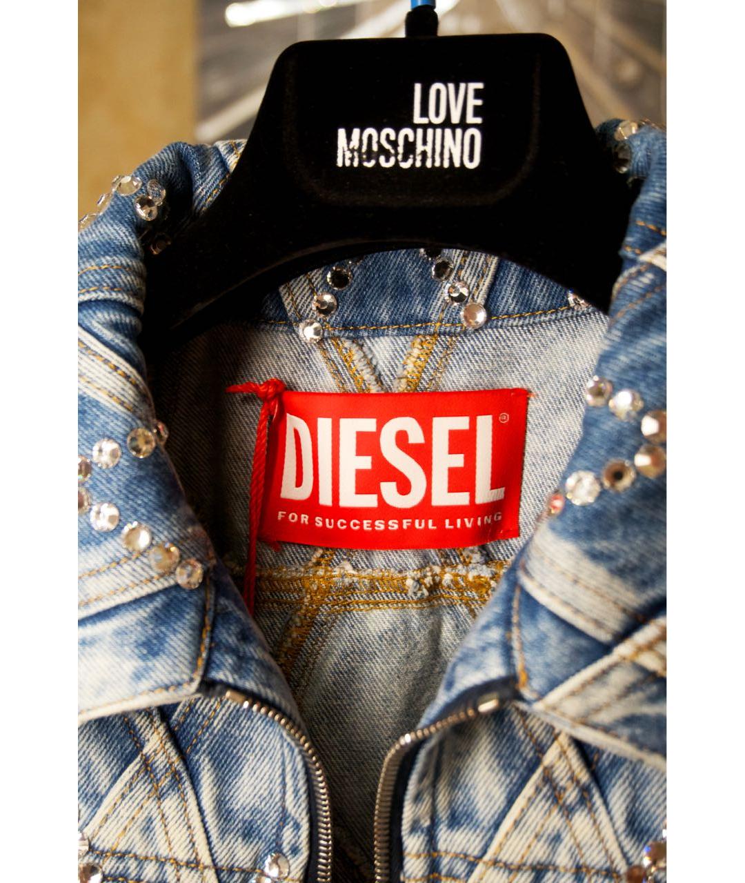 DIESEL Синяя деним куртка, фото 8
