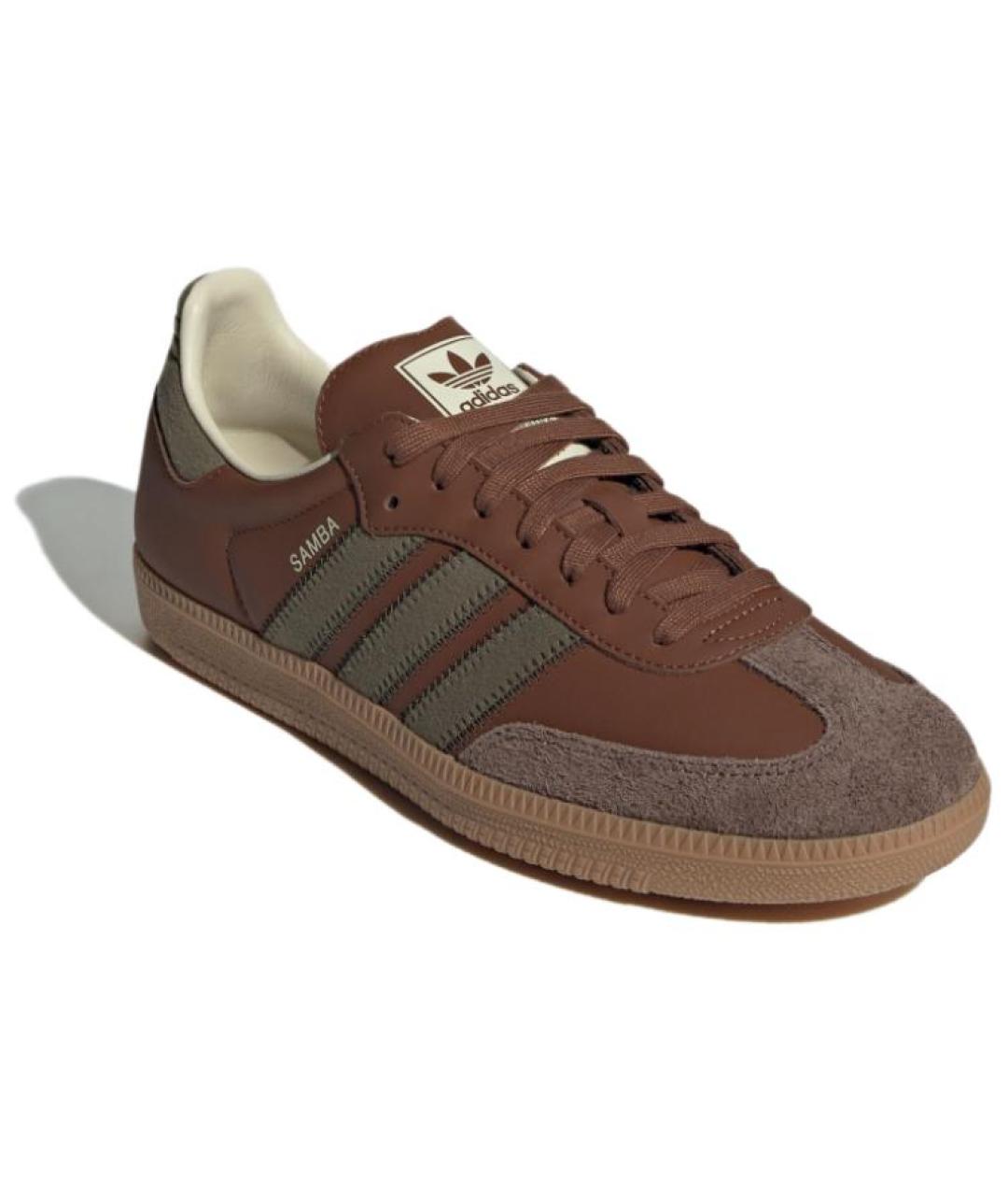 ADIDAS Коричневые кеды, фото 3