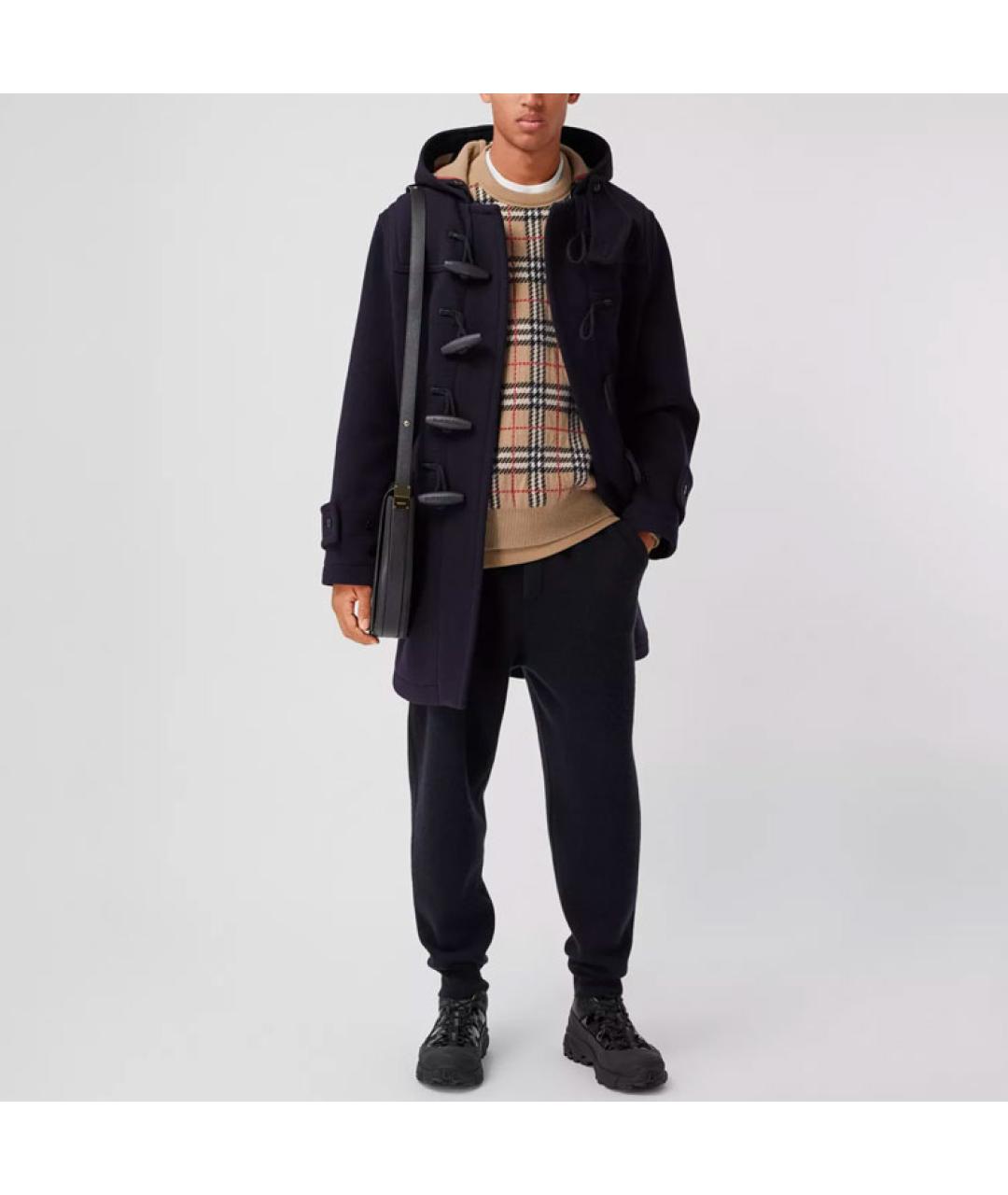 BURBERRY Темно-синий тренч / плащ, фото 6