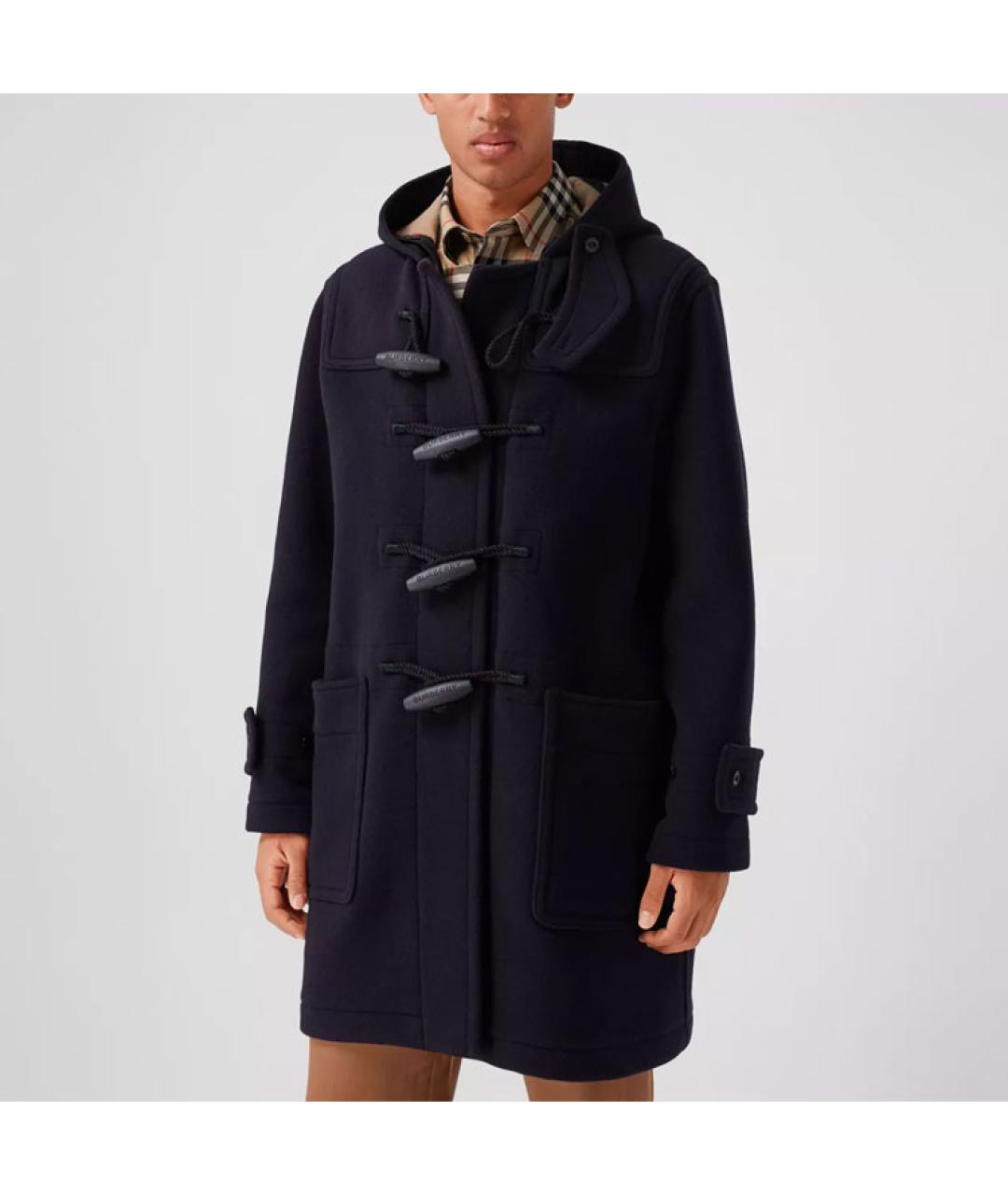 BURBERRY Темно-синий тренч / плащ, фото 3