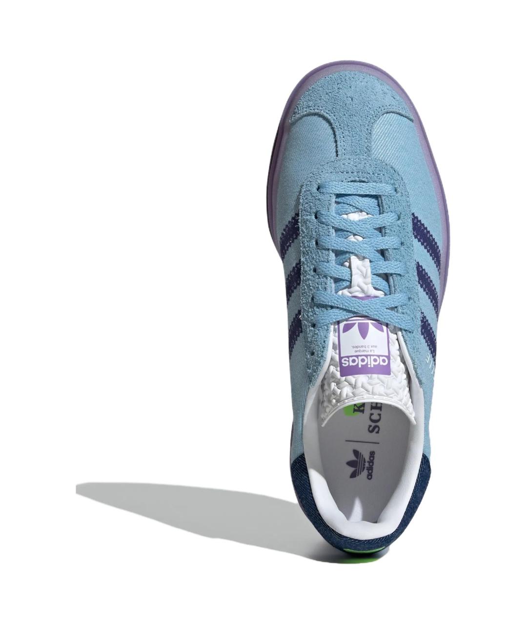 ADIDAS Голубые кеды, фото 4