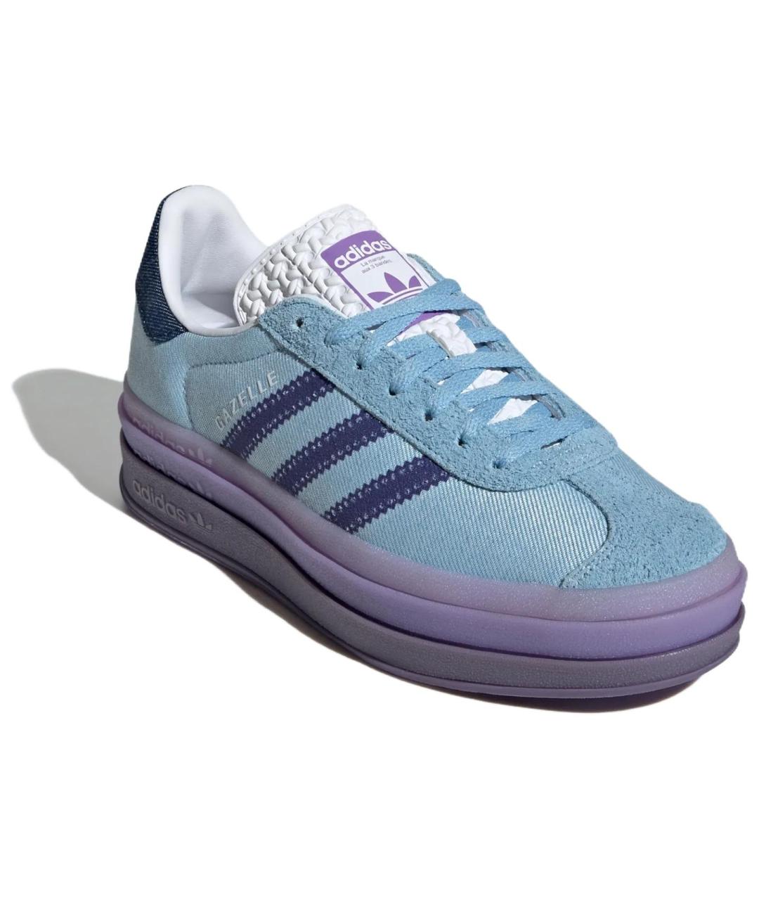 ADIDAS Голубые кеды, фото 3