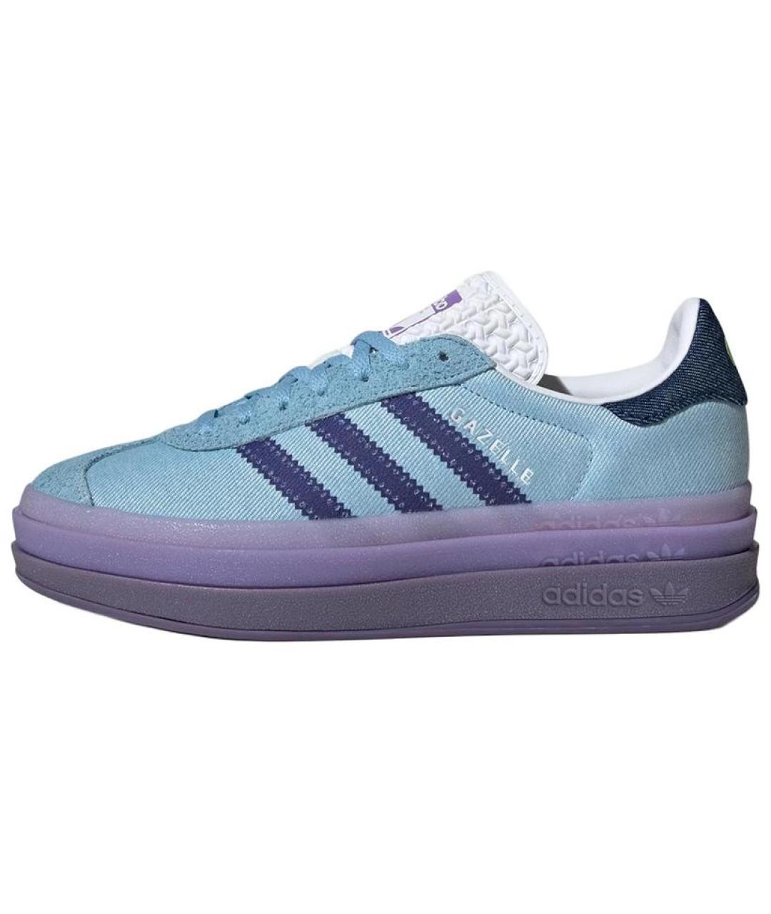 ADIDAS Голубые кеды, фото 2