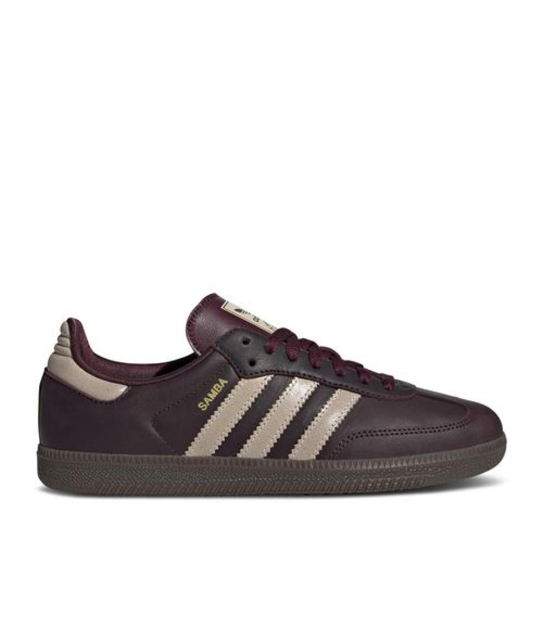 ADIDAS Бордовые кеды, фото 1