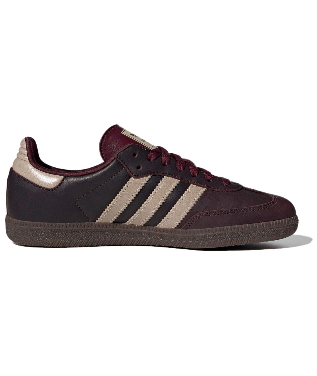 ADIDAS Бордовые кеды, фото 2