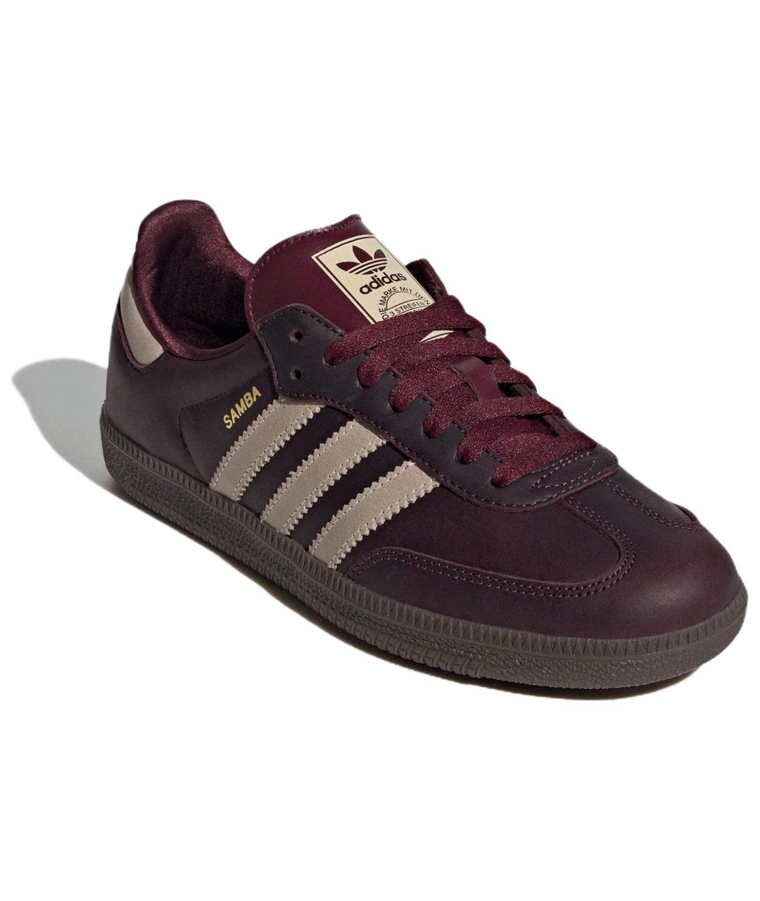 ADIDAS Бордовые кеды, фото 4