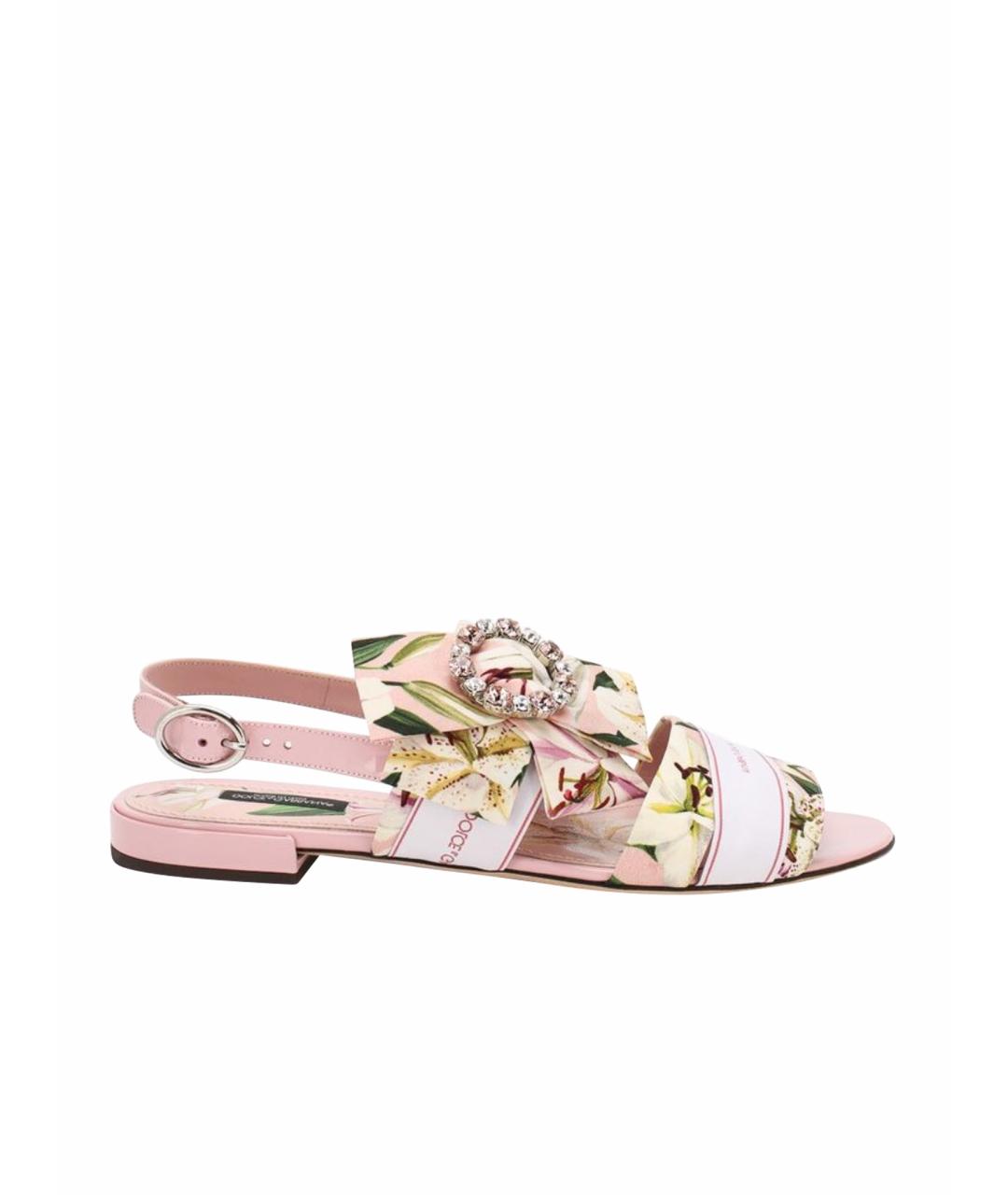 DOLCE&GABBANA Текстильные сандалии, фото 1