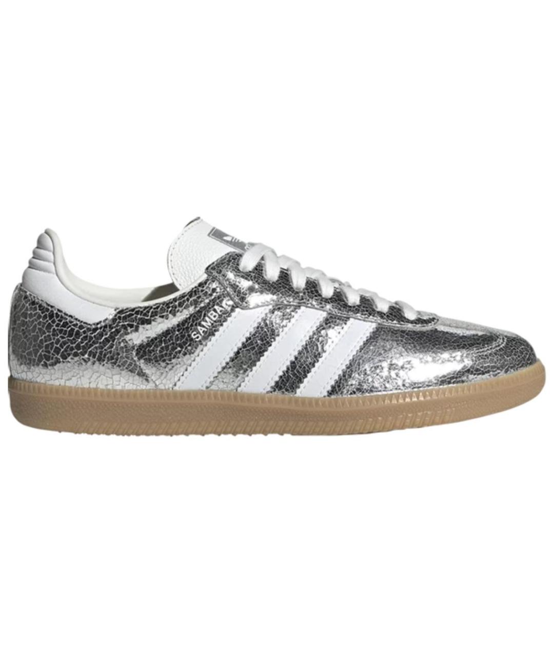 ADIDAS Серебряные кеды, фото 1