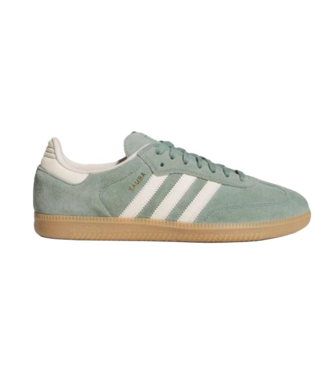 ADIDAS Салатовые кеды, фото 1
