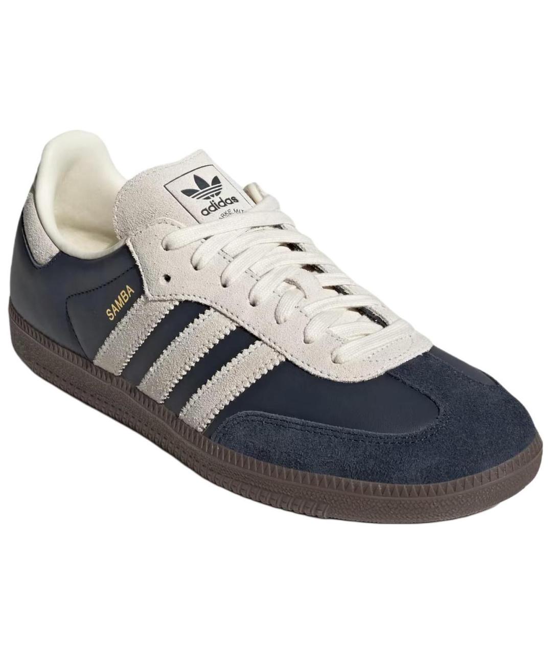 ADIDAS Темно-синие кеды, фото 3