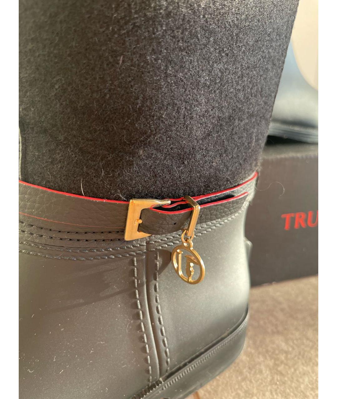 TRUSSARDI JEANS Черные сапоги, фото 3