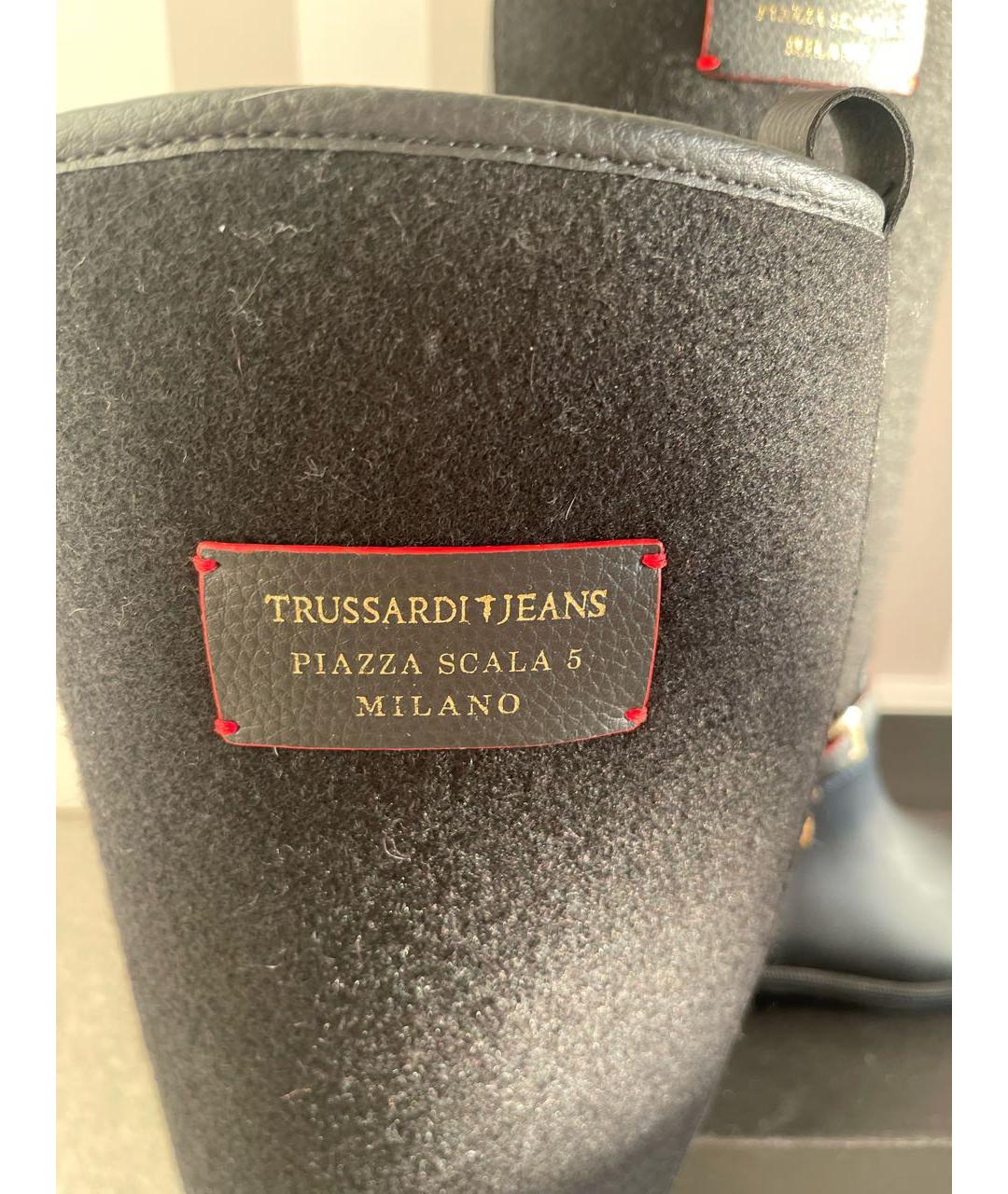 TRUSSARDI JEANS Черные сапоги, фото 5