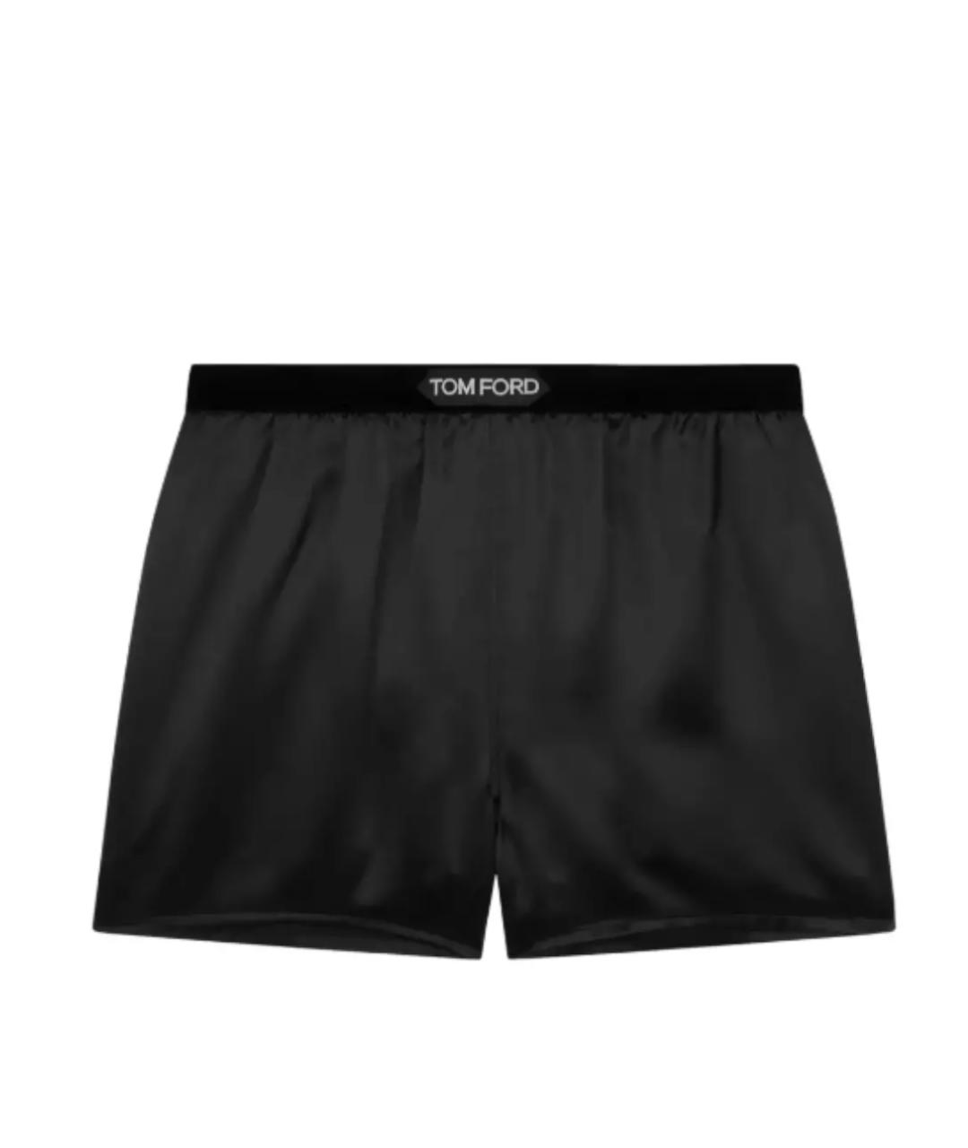TOM FORD Черные шелковые шорты, фото 1