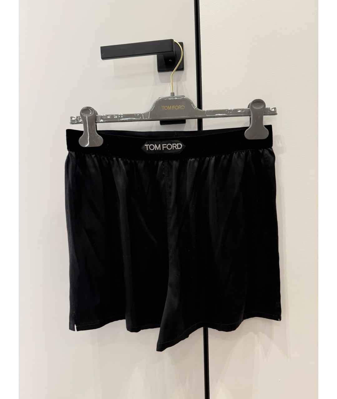 TOM FORD Черные шелковые шорты, фото 2