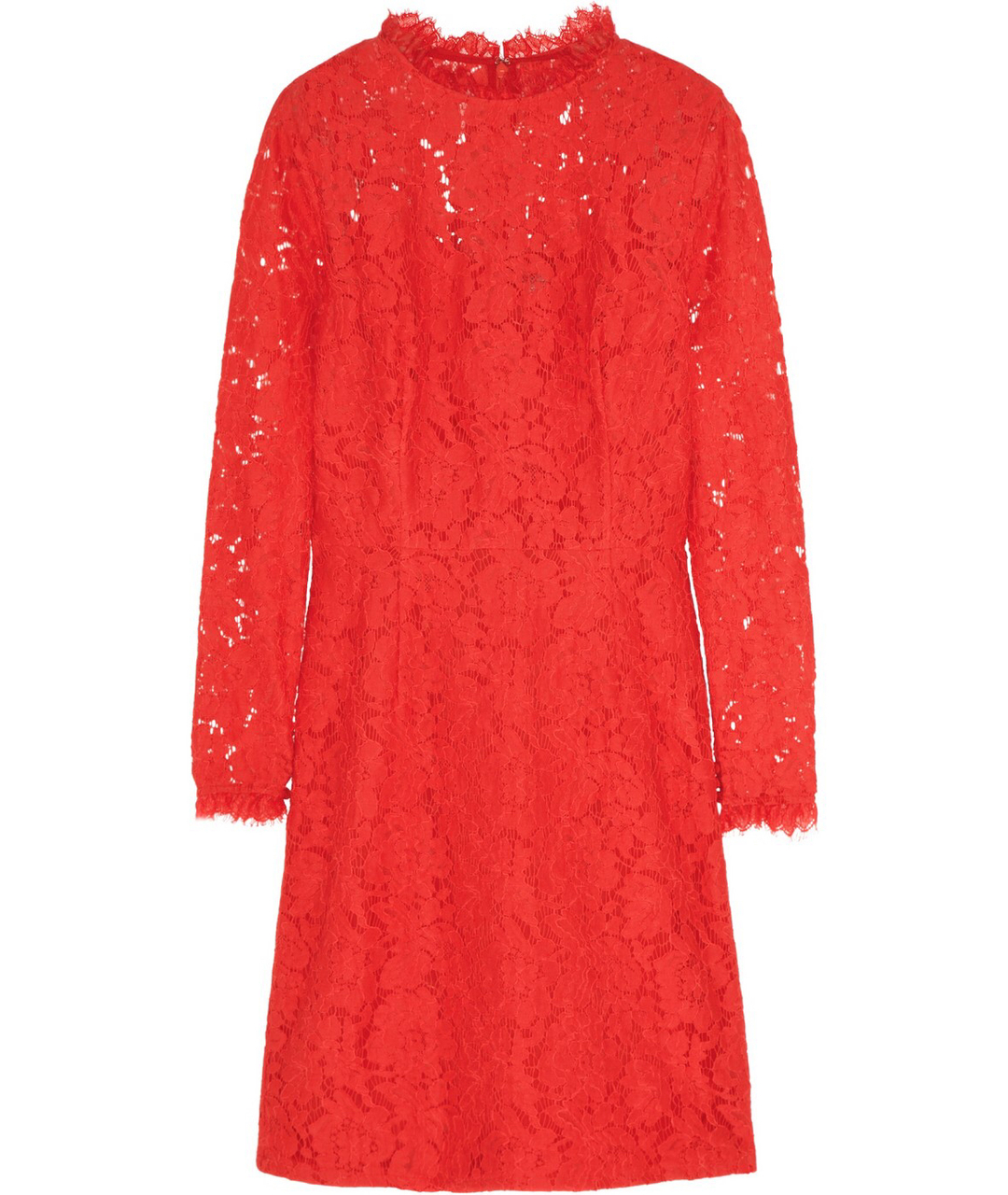 TEMPERLEY LONDON Красное кружевное коктейльное платье, фото 9