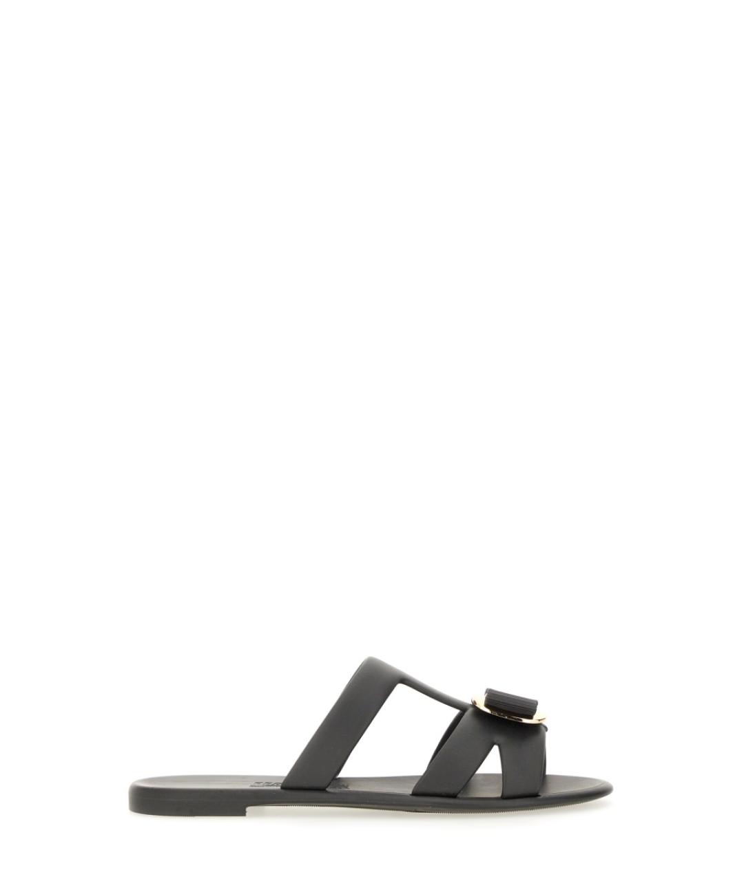FERRAGAMO Черные сандалии, фото 1