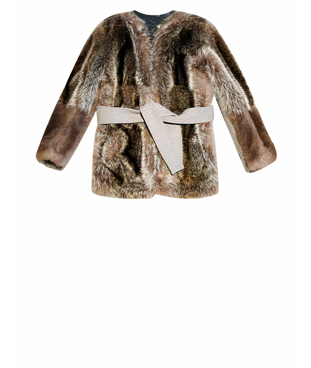 BALENCIAGA Коричневая шерстяная куртка, фото 1
