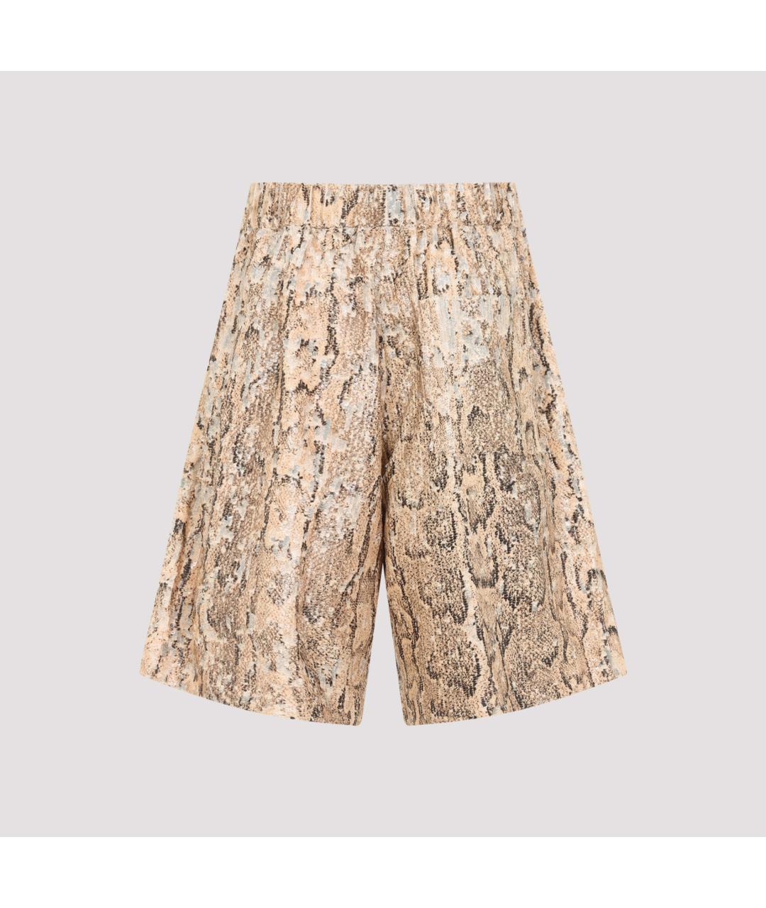 DRIES VAN NOTEN Бежевые хлопковые прямые брюки, фото 3