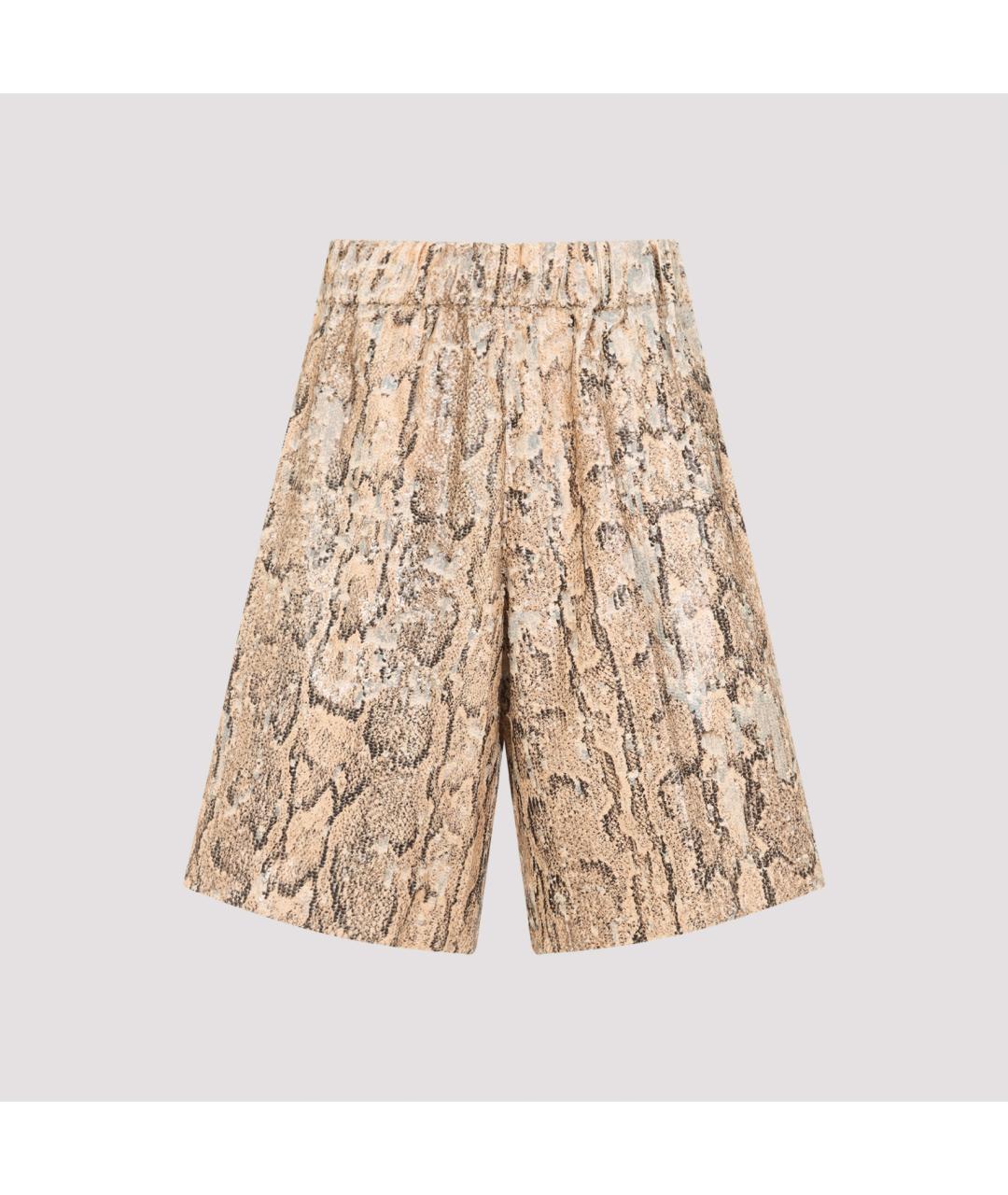 DRIES VAN NOTEN Бежевые хлопковые прямые брюки, фото 2