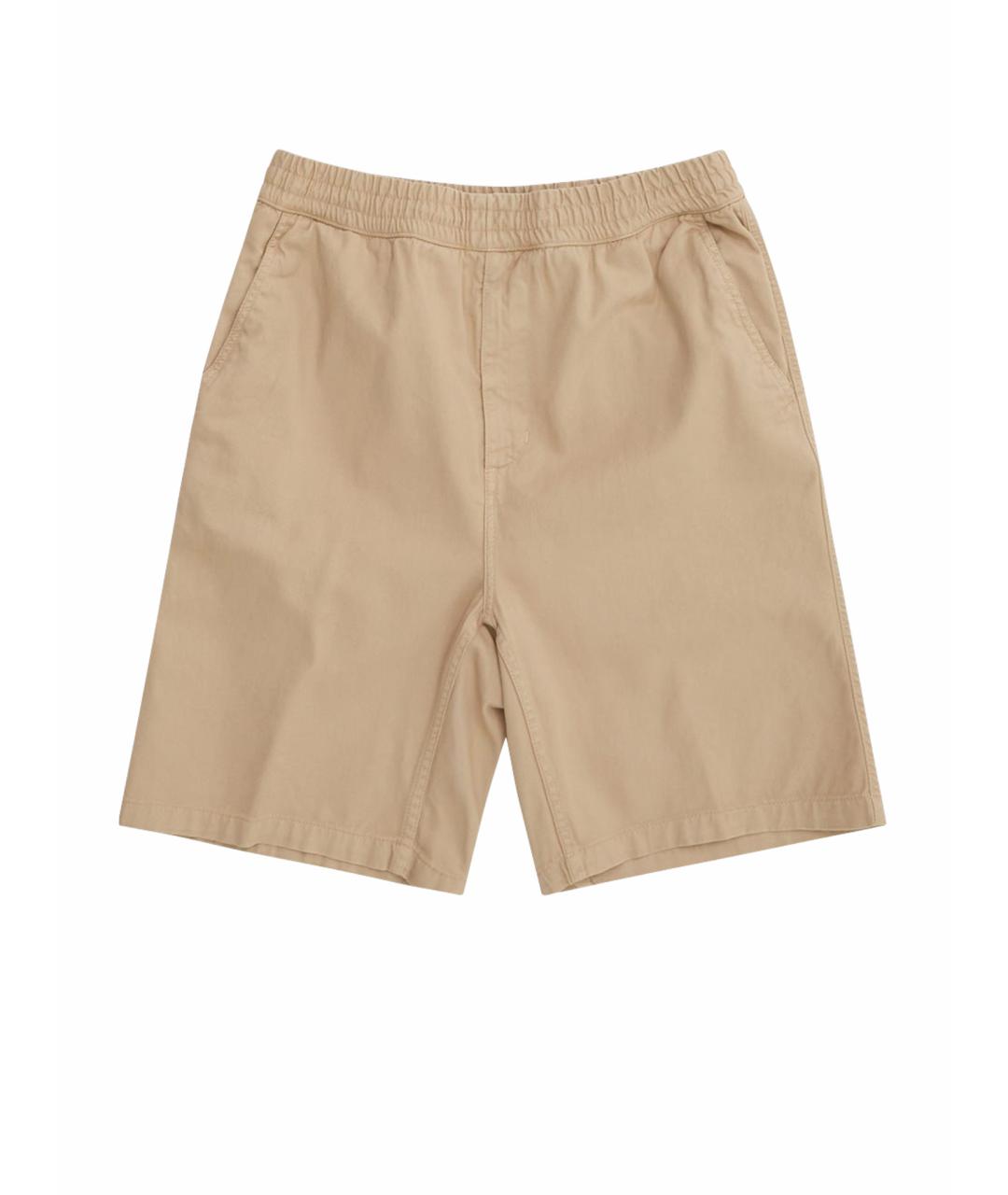 CARHARTT WIP Бежевые хлопковые шорты, фото 1