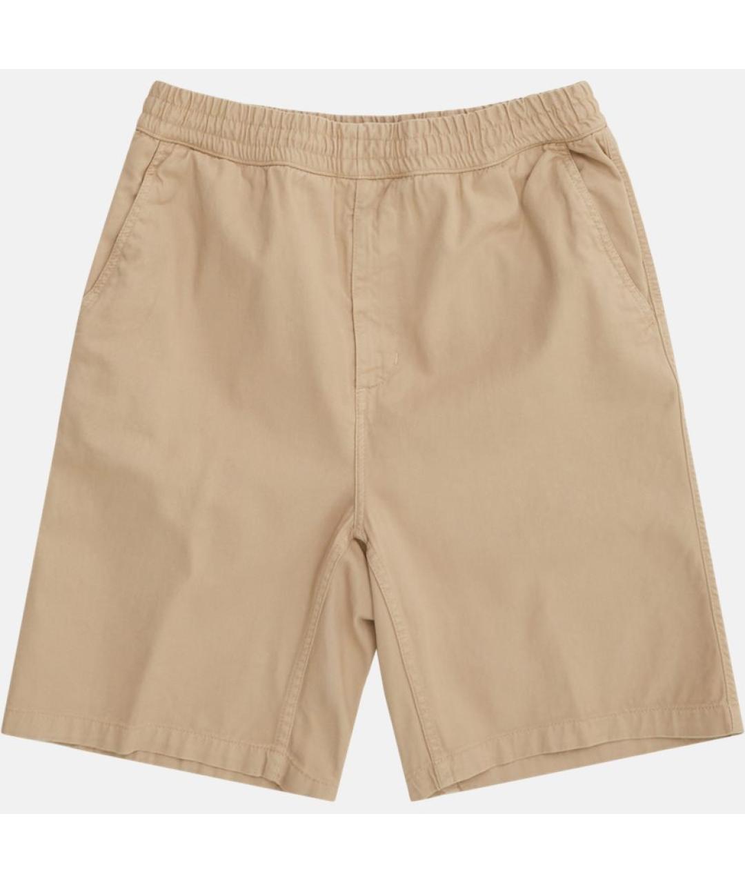 CARHARTT WIP Бежевые хлопковые шорты, фото 7