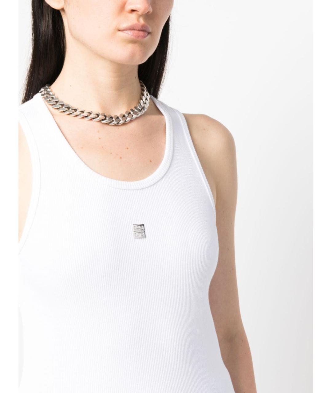 GIVENCHY Белая хлопковая майка, фото 5